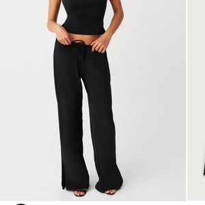 Frankie’s Bikinis Terry Low Rise Pants